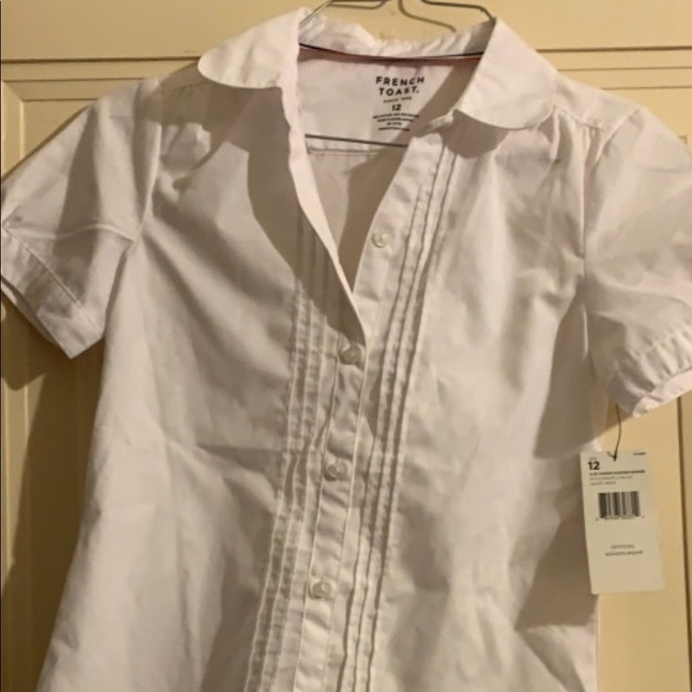 School uniform blouse size 12